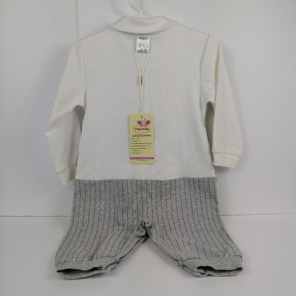 FAIRY BABY Boy Dress Gentlemen's Tartan Tuxedo - Picture 2 of 2